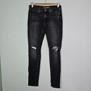 Levi's 711 dark gray 27x32 skinny jeans